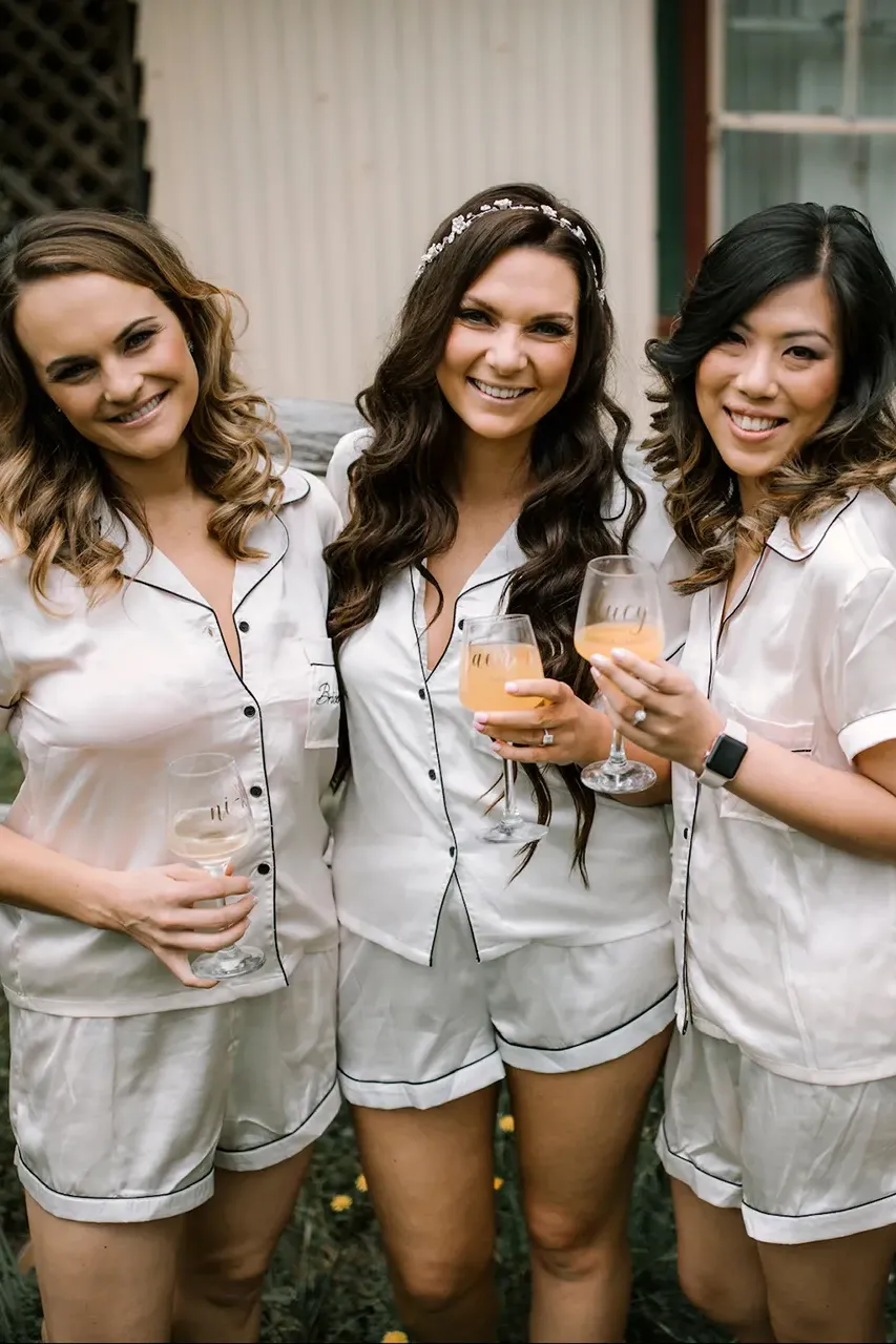 Bridesmaid makeup by Lisa Fowler