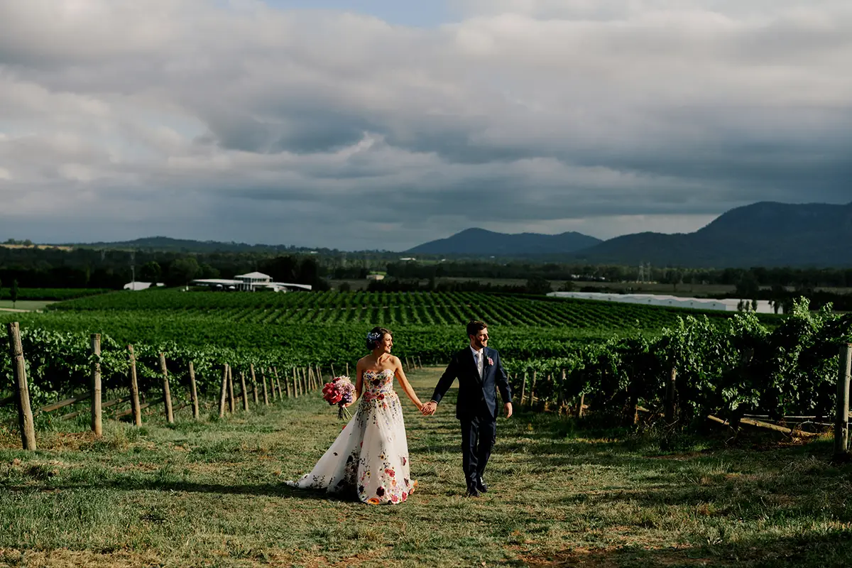 Wedding hair and makeup, Hunter Valley vineyards