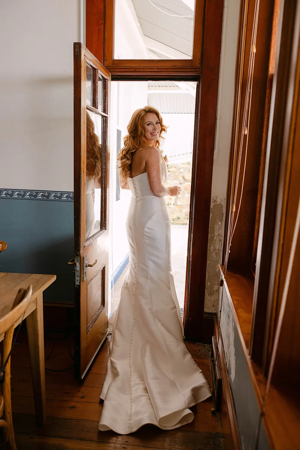 Cat's wedding hair and makeup, Seal Rocks Lighthouse
